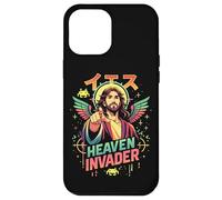 Heaven Invader Jesus, Jeu d'arcade rétro, Anime Christian 8 Bits Coque pour iPhone 12 Pro Max