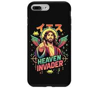 Heaven Invader Jesus, Jeu d'arcade rétro, Anime Christian 8 Bits Coque pour iPhone 7 Plus/8 Plus