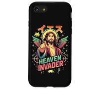 Heaven Invader Jesus, Jeu d'arcade rétro, Anime Christian 8 Bits Coque pour iPhone SE (2020) / 7/8