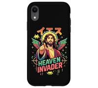 Heaven Invader Jesus, Jeu d'arcade rétro, Anime Christian 8 Bits Coque pour iPhone XR