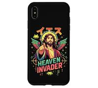 Heaven Invader Jesus, Jeu d'arcade rétro, Anime Christian 8 Bits Coque pour iPhone XS Max