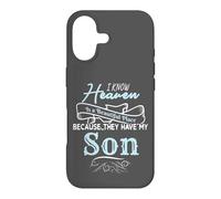 Heaven is A Beautiful Place Because They Have My Son Coque pour iPhone 17