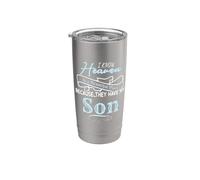 Heaven Is A Beautiful Place Because They Have My Son Gobelet isotherme en acier inoxydable double paroi