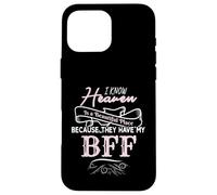 Heaven is Beautiful My BFF Memorial Deuil Perte Coque pour iPhone 16 Pro Max