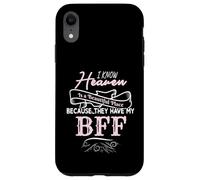 Heaven is Beautiful My BFF Memorial Deuil Perte Coque pour iPhone XR