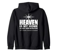 Heaven is My Home Christian Make Heaven Crowded Jesus Faith Sweat à Capuche