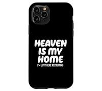 Heaven is My Home I'm Just Here Recruiting - Arbre chrétien Coque pour iPhone 11 Pro