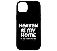 Heaven is My Home I'm Just Here Recruiting - Arbre chrétien Coque pour iPhone 14 Plus