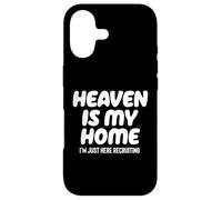 Heaven is My Home I'm Just Here Recruiting - Arbre chrétien Coque pour iPhone 17