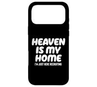 Heaven is My Home I'm Just Here Recruiting - Arbre chrétien Coque pour iPhone 17 Pro Max