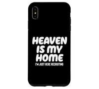 Heaven is My Home I'm Just Here Recruiting - Arbre chrétien Coque pour iPhone XS Max