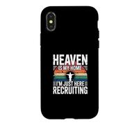 Heaven is My Home I'm Just Here Recruiting Coque pour iPhone X/XS
