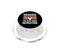 Heaven is My Home I'm Just Here Recruiting PopSockets PopGrip pour MagSafe