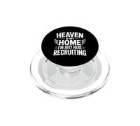 Heaven is My Home I'm Just Here Recruiting PopSockets PopGrip pour MagSafe