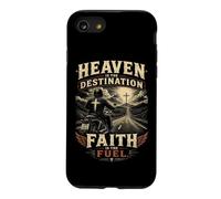 Heaven is The Destination, Faith is The Fuel - Motorcycle Coque pour iPhone SE (2020) / 7/8