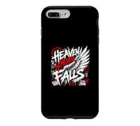 Heaven Never Falls Faith Over Fear Verse de la Bible Coque pour iPhone 7 Plus/8 Plus