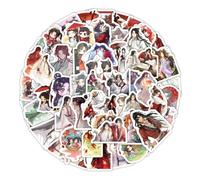 Heaven Official's Blessing Autocollants Mignon Xie Lian Hua Cheng Figure PVC Autocollants Graffiti Imperméables Convient Pour Laptop Skateboard Téléphone Guitare Notebook DIY Dekoration