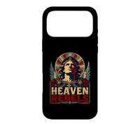Heaven Rebels Ange Guerrier Chrétien Archange Ailes Croix Coque pour iPhone 17 Pro Max