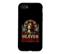 Heaven Rebels Ange Guerrier Chrétien Archange Ailes Croix Coque pour iPhone SE (2020) / 7/8