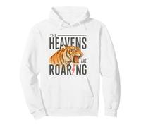 Heaven Roars Tiger Lightning Watercolor Graphic Sweat à Capuche