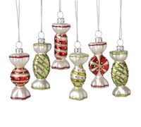 Heaven Sends Assortiment de bonbons de Noël à suspendre en verre 2,7 x 7,7 cm