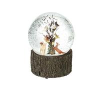 Heaven Sends Boule neige musicale avec dcor en bois