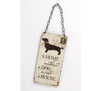 Heaven Sends Cream 'A Home Without A Dog Is Just A House' Sign by Heaven Sends