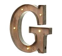 Heaven Sends Lettre G Lumineuse 41cm Design Industriel