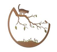 Heaven Sends Plaque murale à suspendre Motif chat sur une branche 40 cm
