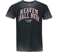 Heaven Shall Burn Never Homme T-Shirt Manches Courtes Gris 100% Coton Regular/Coupe Standard
