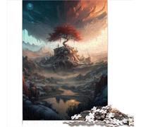 Heaven Tree of Life Jigsaw Puzzles for Adults Puzzle 1000 Pieces Jigsaws Jigsaw Puzzles for Adults Cartoon Jigsaw Puzzle 1000pcs（26x38cm）