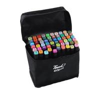 Heavenlife 80 Couleurs Feutre A Alcool, Marqueurs Double Pointe, Art Croquis Stylos Marker Permanent, Feutres Coloriage Adulte 2S Séchage Rapide pour la Peinture, le Croquis, les Livres de Coloriage