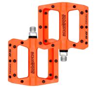 Heavenlife Pédales VTT, Pédales Plates Vélo Montagne Anti-Glissant, Pédales Hybrides Cyclisme BMX Route Ultra-léger Durables pour 9/16 Pouce