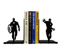 HeavenlyKraft Serre-Livres de Super-héros | Serre-Livres décoratifs pour étagères | Supports de Livres antidérapants pour étagères, Table | Décoration Unique de Maison/Bureau | Serre-Livres Lourds |