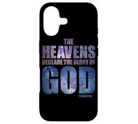 Heavens Declare Glory of God Christian Creation Psalm 19:1 Coque pour iPhone 17