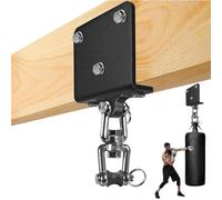Heavy Bag Wall Mount - Steel Rotating Chain Hook Bracket, Reinforced Punching Support System, Stable Fitness Equipment Holder For Boxing Training, Martial Arts And Exercise Routines | Professional Mou