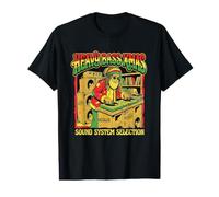 Heavy Bass Xmas Sound System Selection Dub Reggae Christmas T-Shirt Graphique avec Valeur