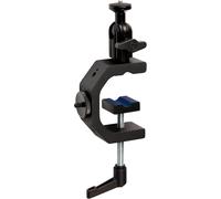 Heavy Clamp - Professional Ball Joint Mount with 4 1/4"" Threads, Ultra Secure and Durable for Desks, Shelves and Booms, Ideal for Camera, Lighting, Flash, etc.