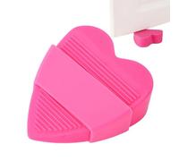 Heavy Door Stopper Reusable Non-Slip - Heart-Shaped Wedge Keeps Open Door