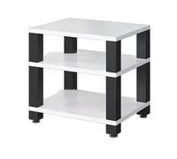 Heavy Du 1 étage o Conent Rack HiFi Amplificateur Support Multi Fonction Ma Sto Étagère ouverte pour o Video Equint (Blanc)