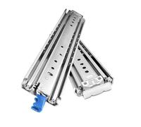 Heavy Du 226,8 kg Der Slides avec verrou 30,5 cm 203,2 cm Full Exteon 3 plis Roulement à billes Rails de guidage pour et fourrure, idéal 127 cm Solut