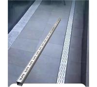 Heavy Du 304 Kit de grille de vidange en acier inoxydable de 10,2 à 15,9 cm de large, avec angle de 90° pour une utilisation en extérieur efficace - Idéal pour le gaz, la piscine et la terrasse