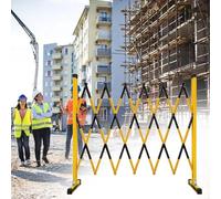 Heavy-Du Bcade Clôture de sécurité extensible pour chantiers, écoles et espaces publics, 1,2 m x 1,2 m x 3 m, portable, installation facile