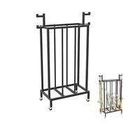 Heavy Du Cerceau d'exercice et corde à sauter Sto Cart avec roulettes Support d'équinte de gym pour fitness nized Support d'accessoires d'entraînement portable