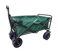 Heavy Du Chariot de jardin pliable multifonction à 4 roues pour le camping en plein air et le jardinage Charge 80 kg et solution de transport polyvalente