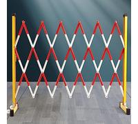 Heavy-Du Coffre-fort portable avec roues - 1,2 x 2,5 m - Clôture de construction rouge pour travaux routiers sécurisés pour les piétons et facile à lire