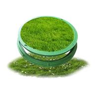 Heavy-Du Couvercle de vidange en résine et couvercle de réservoir d'eaux usées enterrées pour un accès facile d'entretien (rond, 100 x 100 cm)