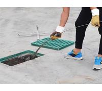 Heavy-Du Déboucheur de plomberie pour une utilisation en extérieur - Outil manuel de retrait de bouchons de plomberie de 15,2 m, 22,9 m, 30,5 m avec poignée antidérapante (l 30 mm, longueur 8 m / 26ft