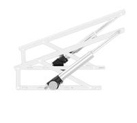 Heavy Du Dual Sto Kit de levage pour lits et canapés - Mécanisme électrique d'économie d'espace (Blanc, 110 cm) - Parfait pour les lits et les solutions de fourrure