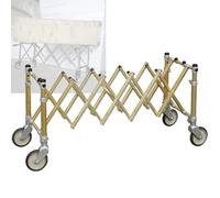 Heavy-Du Équerre funéraire en alliage d'aluminium, cercueil pliable portable pour une utilisation à l'église, léger et peu encombrant, facile à transporter et à ranger